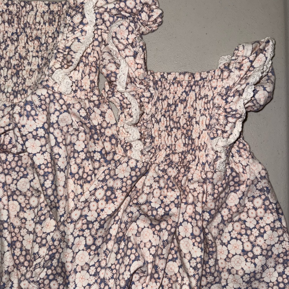 Floral Ruffle Smocked Dresses Sofia Grainge X Amazon
